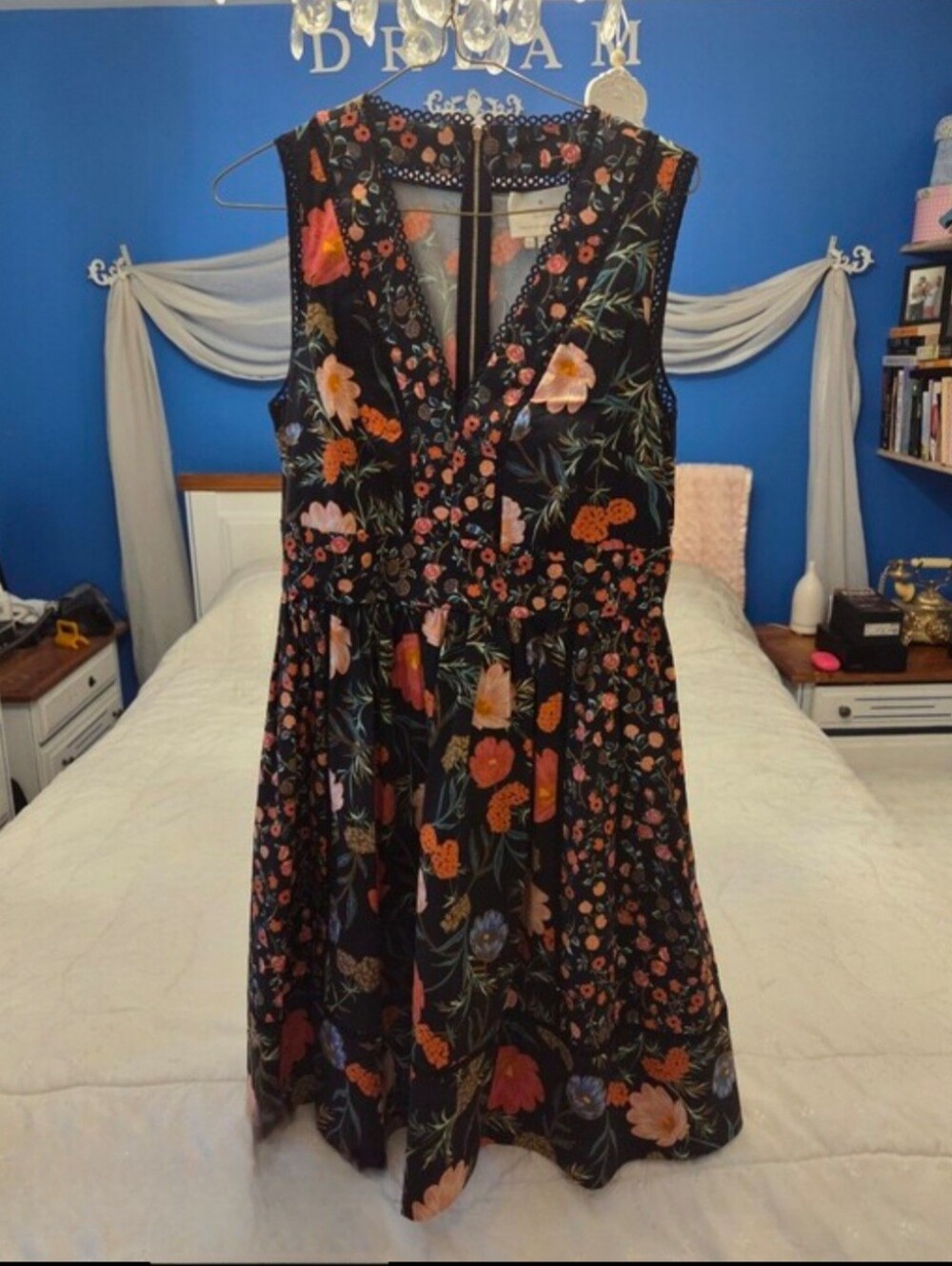 Kate Spade New York Mixed Blossom Fit-and-Flare Dress